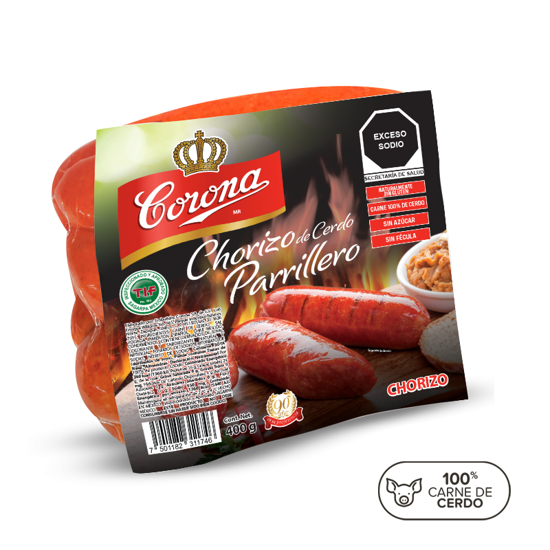 CHORIZO PARRILLERO 400g